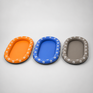 Inflatable Dog Swimming Float Mat Bed
