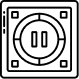 High Power Inlet Outlet Icon
