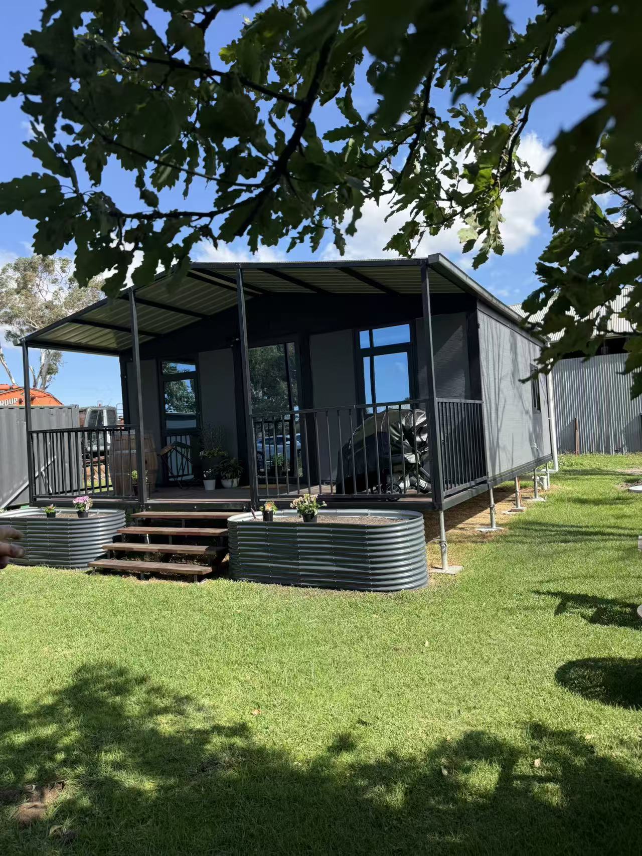 Bedroom interior space in 20ft expandable container house