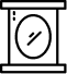 Mirrored Vanity Cabinet Icon
