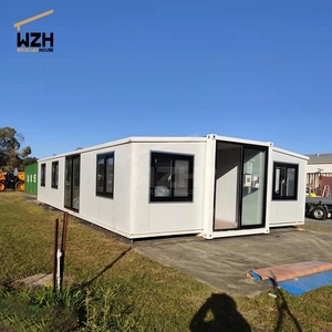 40Ft Luxury Expandable Container House 72 Sqm Mobile Home with Kitchen with Toilet Tiny Holiday Homes
