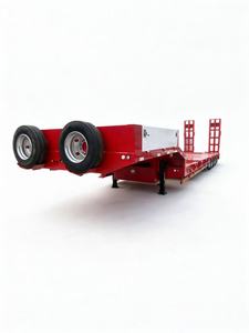 Flatbed Container Excavator Semi Trailer Lowbed Cargo Utility