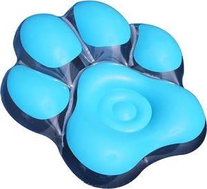 Dog Paw Print Inflatable Water Toy Float