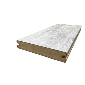 Outdoor Weatherproof Solid PVC Square Decking Click Modular DIY Boards