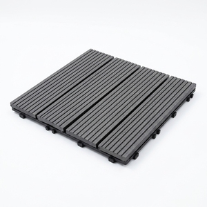 Risenhome Interlocking Waterproof 3D WPC DIY Deck Tiles