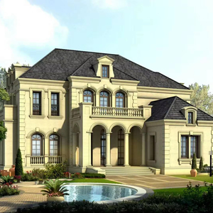 Three-Storey Apartment Buildings Stylish Prefabricated Heavy Steel Structure Building Prefab Houses