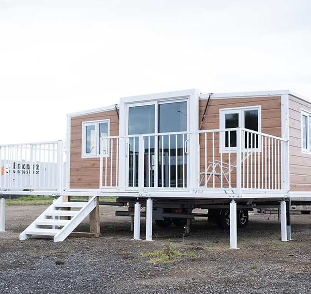 Range of trailer chassis and modular mobile structures
