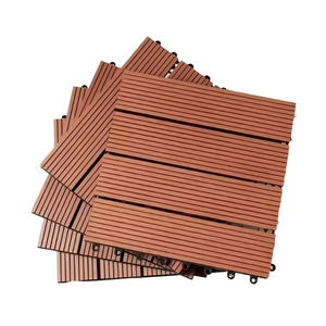 WPC Decking Tiles Outdoor Waterproof Flooring Wood Grain Modern Design